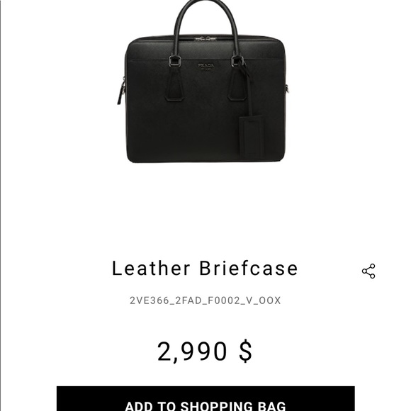 Prada Double Zip Briefcase - looking to trade - Picture 8 of 8